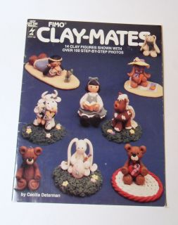 Hot off the Press Fimo Clay mates OOP Polymer clay book makes 14 clay 