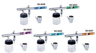 Airbrush Set Pro Double Action 35mm Suction 800S