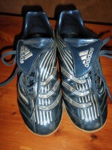 adidas predator blue silver indoor soccer shoes athletic 753001 youth 