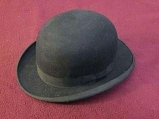 Bond Street Black Mens Deby Hat from Gimbels Mens Store Philadelphia 