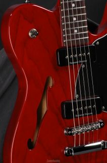 Fender Jim Adkins Ja 90 Telecaster Thinline Crimson Transparent