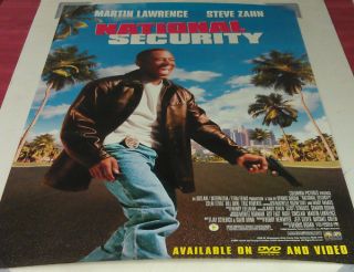 National Security DVD Movie Poster 1 Sided Original 27x40 Martin 