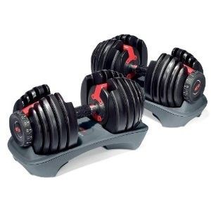 Bowflex SelectTech 552 Adjustable Dumbbells Pair Workout Weights New 