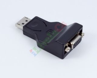 DisplayPort Male DP To VGA Female Adapter Converter 1080p MF new
