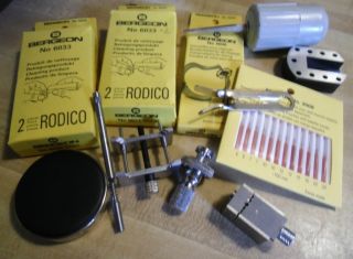 Lot of 13 of The Finest Watchmakers Tools Burgeon Extremely Bargain 