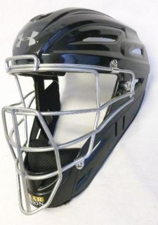Under Armour Adult Pro Hockey Style Catchers Helmet Black