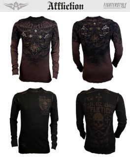 Authentic AFFLICTION Long Sleeve REVERSIBLE Casual Shirt  L  (95.00 