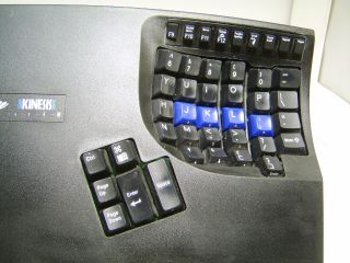 Advantage Kinesis MPC USB Ergo Contoured Computer Keyboard in Working 
