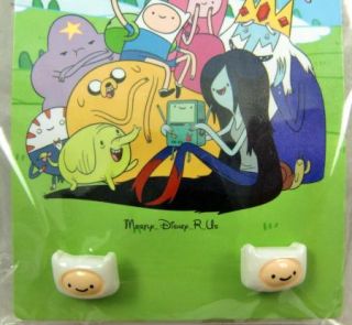 New Adventure Time with Finn and Jake Pierced Stud Earrings Jewelry 