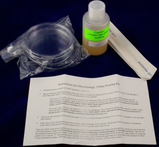Student Nutrient Agar Kit Petri Dishes Culture Bacteria