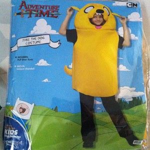 Cartoon Network Adventure Time Jake The Dog Costume Kids One Size Fits 