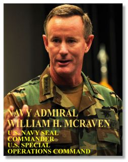 Admiral Mcraven Commander US Special Operations Command Challenge Coin 
