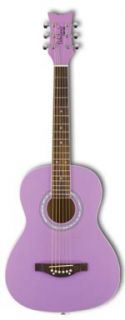   Debutante Jr. Miss Acoustic Short Scale Popsicle Purple Guitar Pack