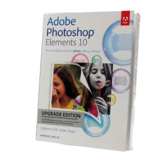 Adobe Photoshop Elements 10 Upgrade Edition Windows Mac OS NEW