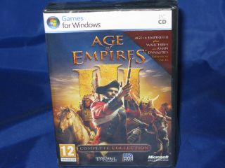 Age of Empires III 3 Complete Collection Asian Dynasties Warchiefs AOE 