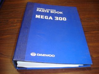 Daewoo Mega 300 Wheel Loader Parts Catalog Manual