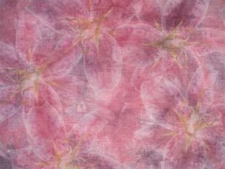 stargazer lilly pattern patterned aida fabric