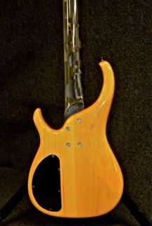 Used Modulus Q5 5 String Bass Guitar Bartolini Pickups OHSC Figured 