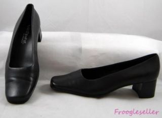 Whats What by Aerosoles Womens Pumps Heels Shoes 9 w Black Leather 