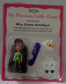 little kiddle doll tipe called little gems miss Aime amethyst