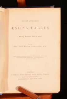 details an illustrated collection of three hundred aesop s fables