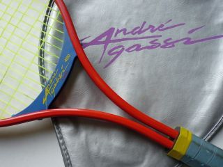 90 S VINTAGE DONNAY ANDRE AGASSI 400 TENNIS RACQUET CHALLENGE COURT 