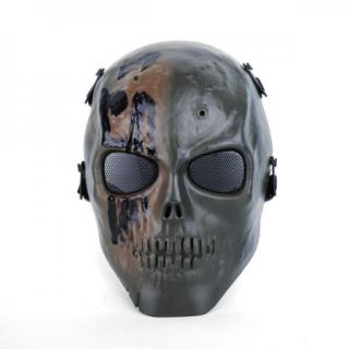 Cool Army Protective Mesh Full Face Skeleton Mask Game