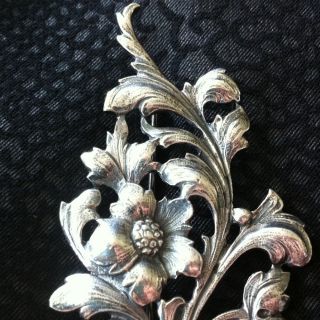 Cini Gumps Sterling Art Nouveau Style Floral Buquet Pin/Brooch 