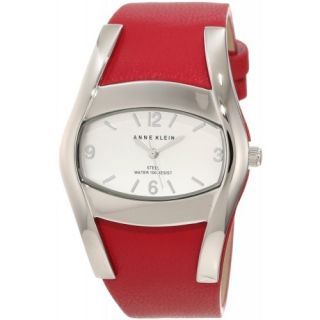 anne klein women s ak 1087svrd leather watch watch information brand 