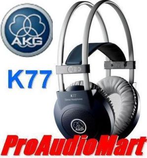 AKG K77 Studio DJ Headphones K 77 headphone New Authorized Dealer