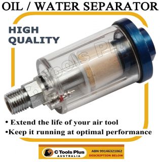 Water Oil Separator Air Hose Air Tool Filter Trap