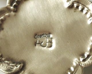 Navajo Turquoise Sterling Silver Post Earrings   Albert J. Brown