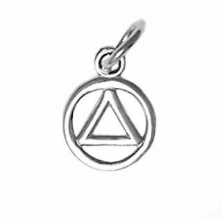 AA Alcoholics Anonymous Jewelry Ster Silver Charm 49