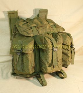 US Military OD Alice Field Back Pack w Straps M Good