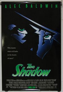 The Shadow 1994 Alec Baldwin 1SHT Original Movie Poster