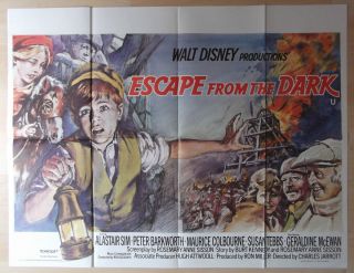   The Dark Original UK Quad Poster Walt Disney Alastair Sim 76