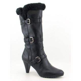 Anne Klein AK Sebbie Womens Size 8 Black Boots Knee Fashion Knee High 