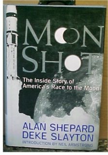 Signed Alan Shepard Mercury Astronaut Moon Shot Americas Race to The 