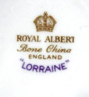 Royal Albert Lorraine Bone China Cup & Saucer Leaves Berries