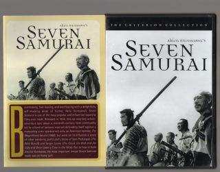 AKIRA KUROSAWAS 7 SEVEN SAMURAI RARE OOP THE CRITERION COLLECTION DVD 