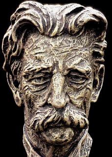 item bust of albert schweitzer material designer casting stone model 