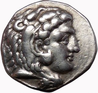 Alexander III The Great 323BC Ancient Silver Greek Coin Under Philip 