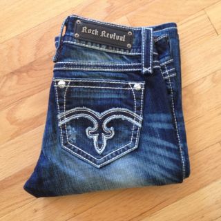 Rock Revival Jeans Alanis Boot Beautiful Brand New 28