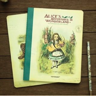   Notebook Note Pad Journal Diary Paper Ruled Lewis Carroll 7321