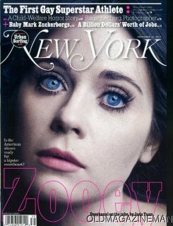 Zooey Deschanel Alexander Skarsgard New York Magazine September 2011 