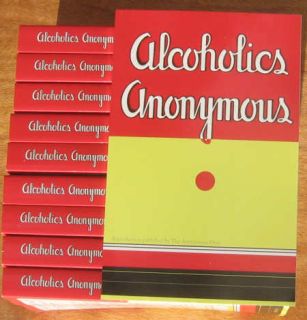 Alcoholics Anonymous LOT 10 First Edition Reproduction Reprint Soft 