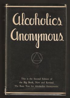 Alcoholics Anonymous Second Edition 16th Printing 1974 Very Nice