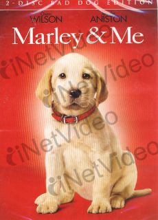 Marley and Me Two Disc Bad Dog Edition New DVD