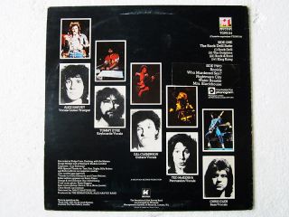 Sensational Alex Harvey Band Rock Drill LP UK 70s Obscuro Rock Prog 