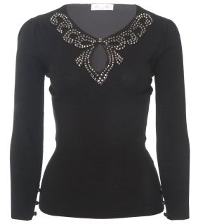 ALANNAH HILL He Doesnt Love Me Top (Black) Size10  RRP $219